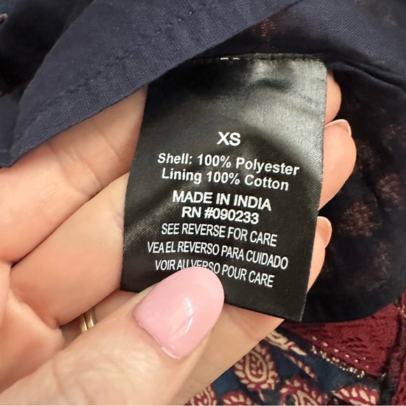 House Of Harlow 1960 Boho Paisley Mini Dress | NWT - Picture 3 of 8